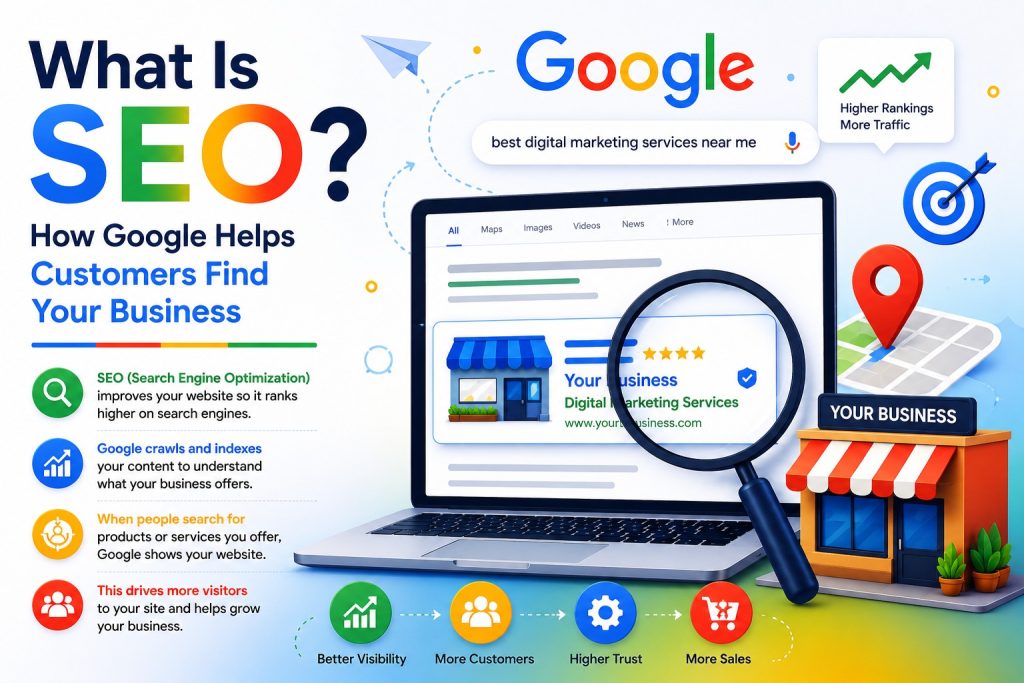 What Is SEO? How Google Helps Customers Find Your Business